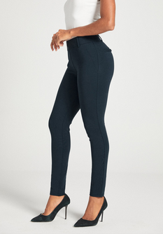 Classic Dress Pant Yoga Pant | Skinny (Navy)