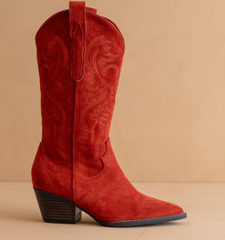 The Amaya | Red Classic Cowgirl Boot
