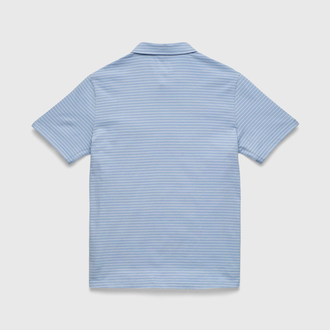 Michael Stripe Polo - Forever Blue Stripe-gallery-45068350062850