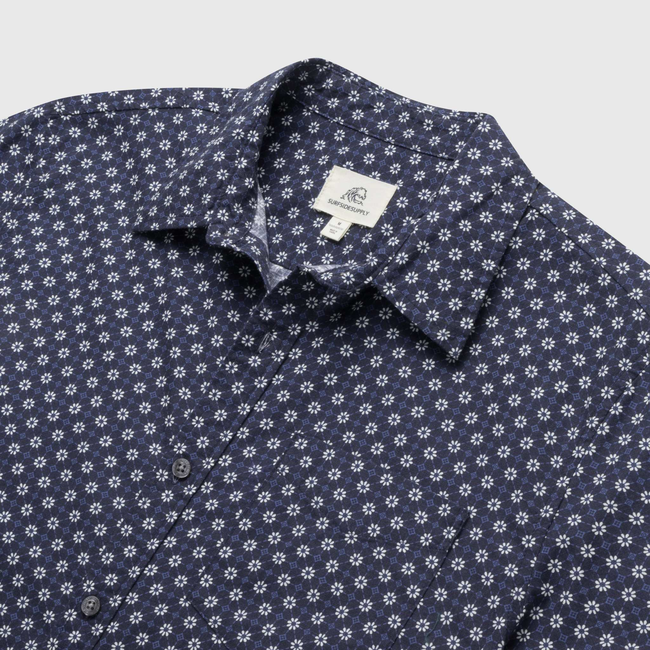 Joey Diamond Shirt - Navy-gallery-42414993375490