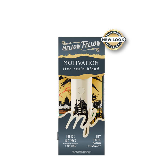 Motivation Blend - Live Resin 1ml Disposable Vape - Jet Fuel (Sativa Dominant)-gallery-36987865202894
