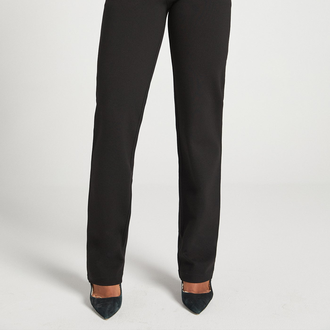 7-Pocket Dress Pant Yoga Pant | Straight (Black)-gallery-41954580594940