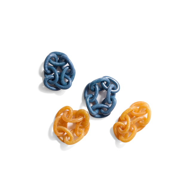 Interwoven Blue Napkin Ring  (Set of 4)-gallery-47755409293593