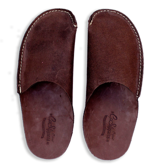 Brown CP Slippers Minimalist