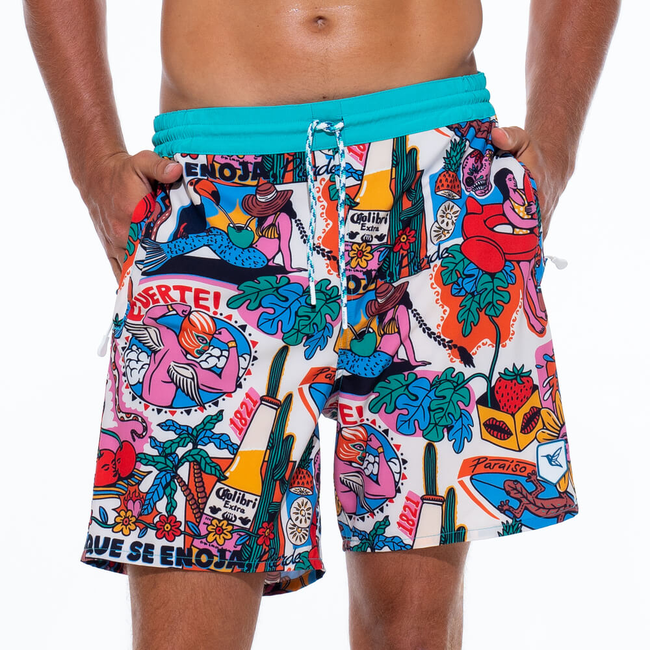 Mens Designer Board Shorts | Fuerte Original Print-gallery-37537955545245