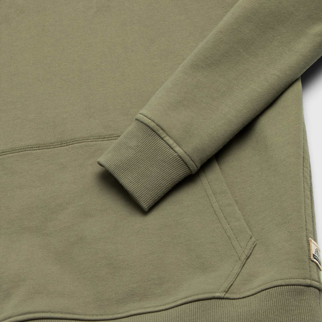 Marine French Terry Hoodie - Lichen Green-gallery-44025292947714