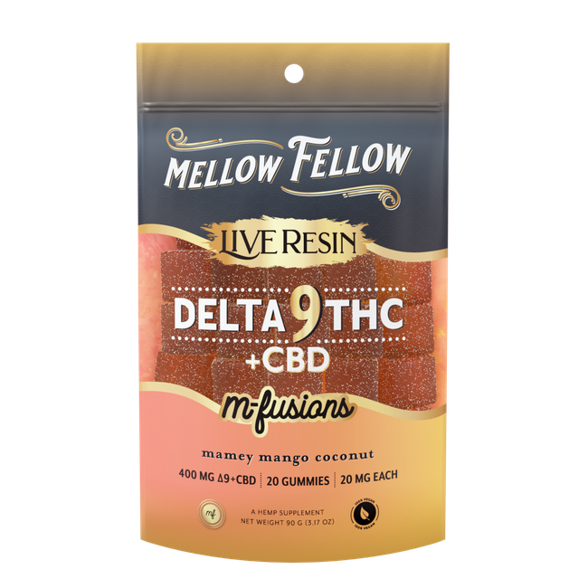 Delta 9 Live Resin Edibles 400mg - Mamey Mango Coconut-gallery-36335887548622