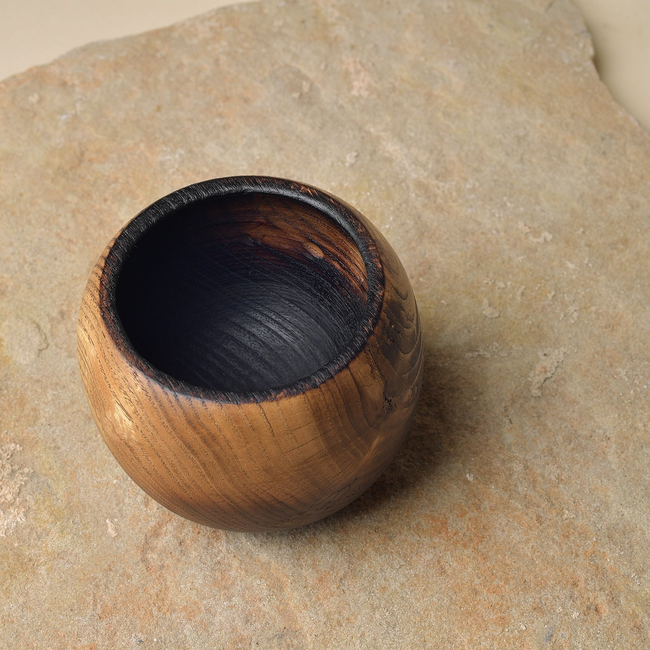 Goncalo Alves with Yakisugi Treated Interior: Short King Bowls-gallery-38301851353266