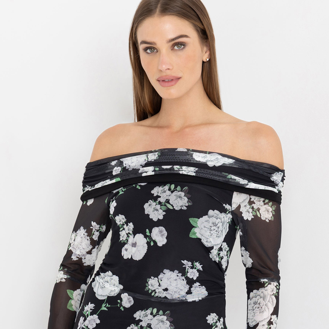 Romeo Floral Mesh Top-gallery-44946126962938
