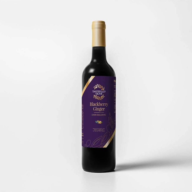 The name of the product on the page is "Blackberry Ginger Dark Balsamic Vinegar".-gallery-0