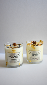 Smell's Like You're Passing the Bar Candle