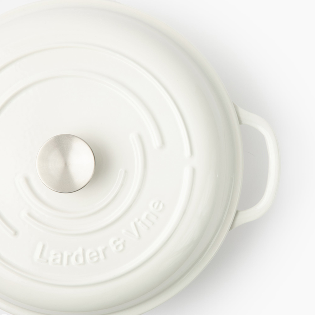 Enameled Cast Iron Round Braiser | 3.6QT/3.4L-gallery-53351575355764