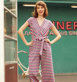 The Twist & Stripe Jumpsuit