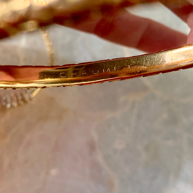 Vintage 1960s Chaumet 18K Carrouse Bangle-gallery-45118087758139