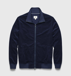 Frank Saltwater Terry Track Jacket - Navy Blazer