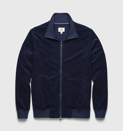 Frank Saltwater Terry Track Jacket - Navy Blazer