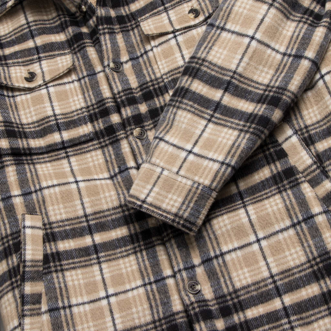 Skip Sherpa Shirt Jacket - Chinchilla-gallery-44084699005186