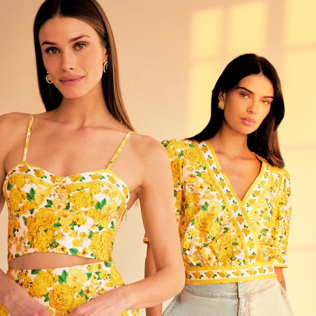 Linda Floral Poplin Bra Top-gallery-43987218366714