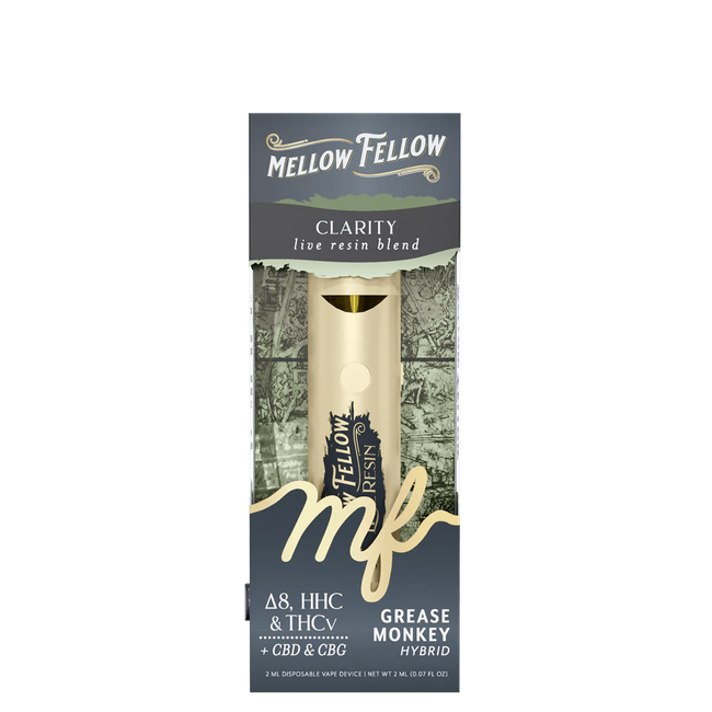 Clarity Blend 2ml Live Resin Disposable Vape - Grease Monkey (Hybrid)-gallery-37327752134862