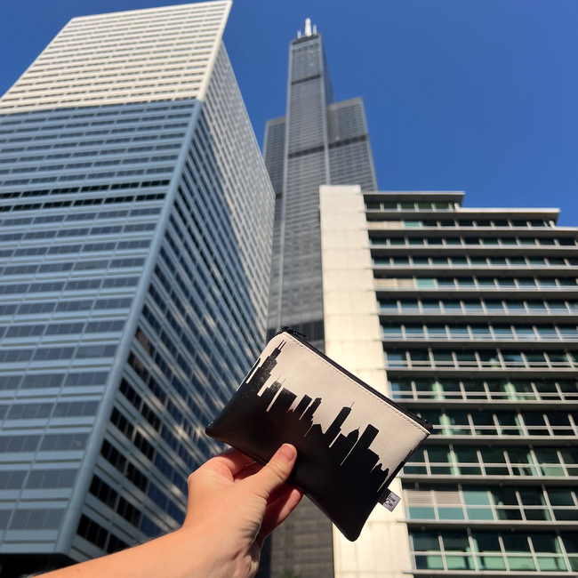 Skyline Vegan Leather Mini Wallet-gallery-32403185565766