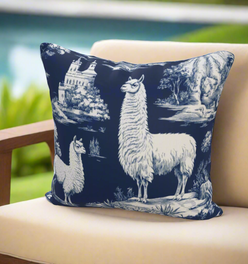 Toile de Llamour – Luxury Outdoor Pillow by SmithHönig