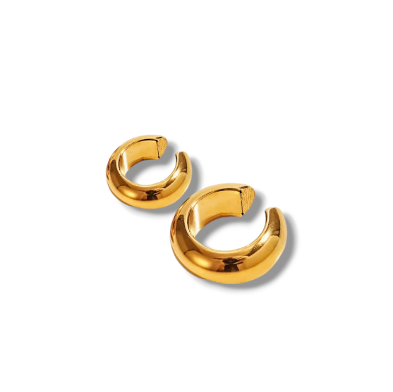 Smooth Bold Ear Cuff-gallery-42503542735098