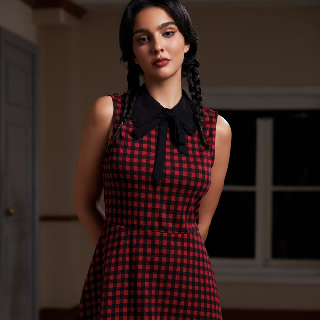 November Nostalgia Flare Dress-gallery-37244112175275
