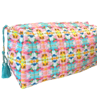 Sumner Pink Large Cosmetic Bag