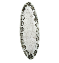 Sandalwood Floral Cut Oval Tray