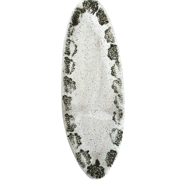 Sandalwood Floral Cut Oval Tray-gallery-36193974681789