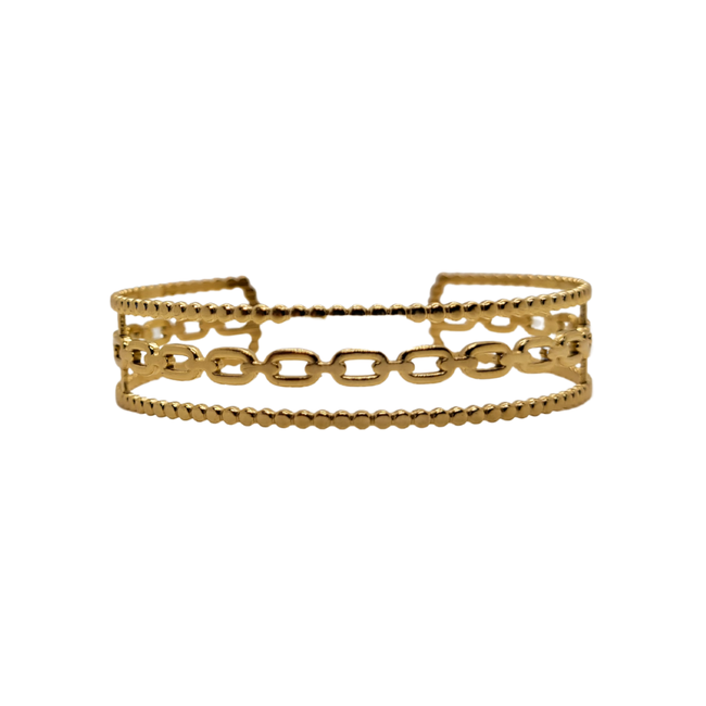 Angie Gold Cuff-gallery-42474072572154