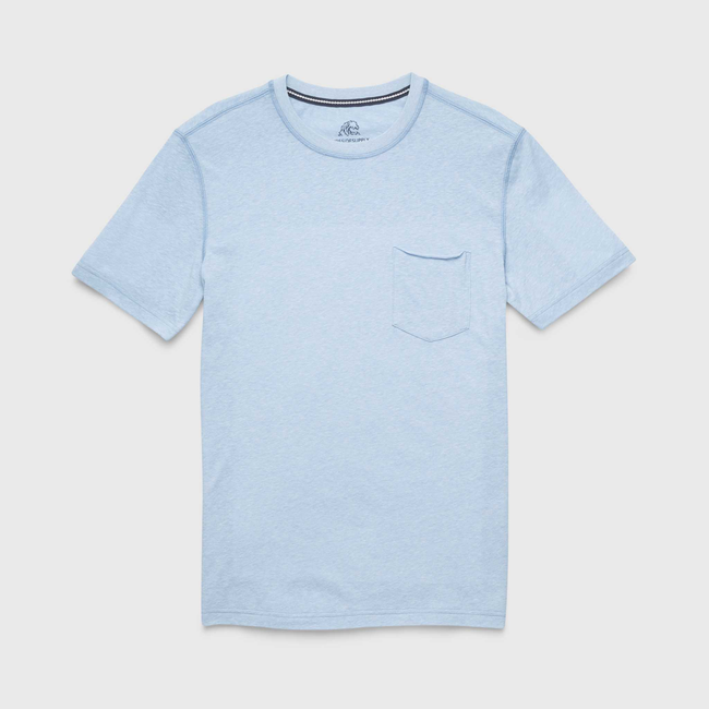 Nick Slub Pocket Tee - Blissful Blue-gallery-42400768688386