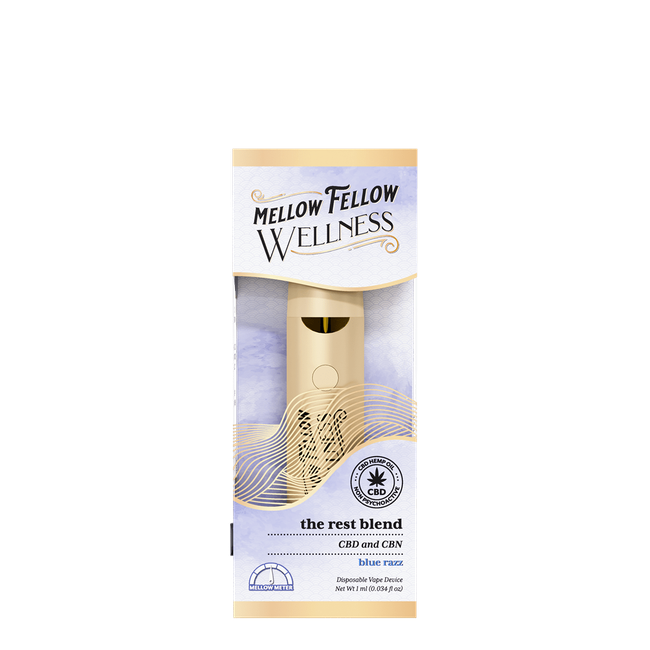 The Rest Blend - 1ml CBD Disposable Vape (Blue Razz)-gallery-36989972349134