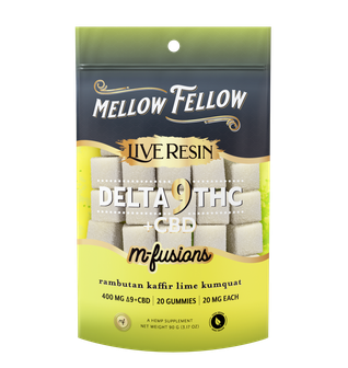 Delta 9 Live Resin Edibles 400mg - Rambutan Kaffir Lime Kumquat