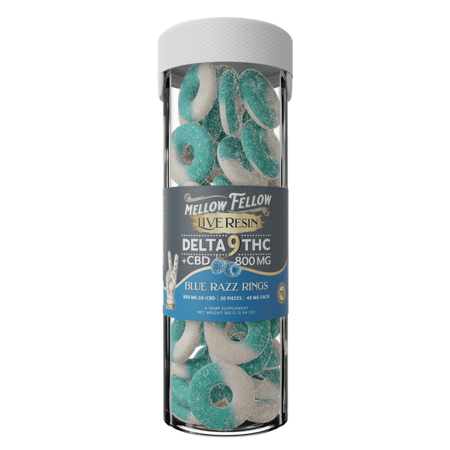 Delta 9 Live Resin Blue Razz Rings-gallery-37327702098126