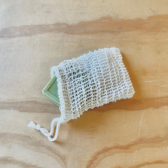 EXFOLIATING SOAP BAG