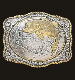 Crumrine Golden Bass - Belt Buckle