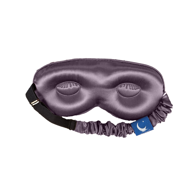 Sia Silk® Sleep Mask with extra deep eye cups for long lashes - Mauve-gallery-42006095986945