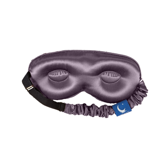 Sia Silk® Sleep Mask with extra deep eye cups for long lashes - Mauve