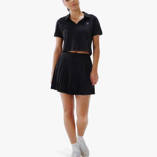 Double Down Skort - Black-gallery-47041386545345