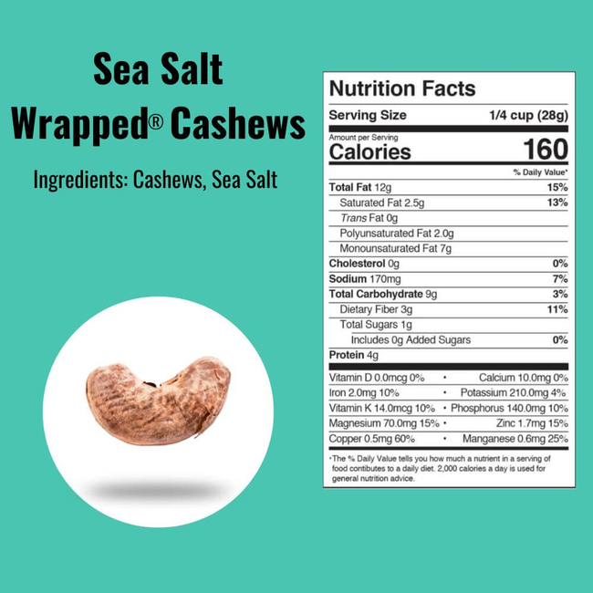 Cashew Variety Pack | 6 Snack Packs-gallery-42393157206303