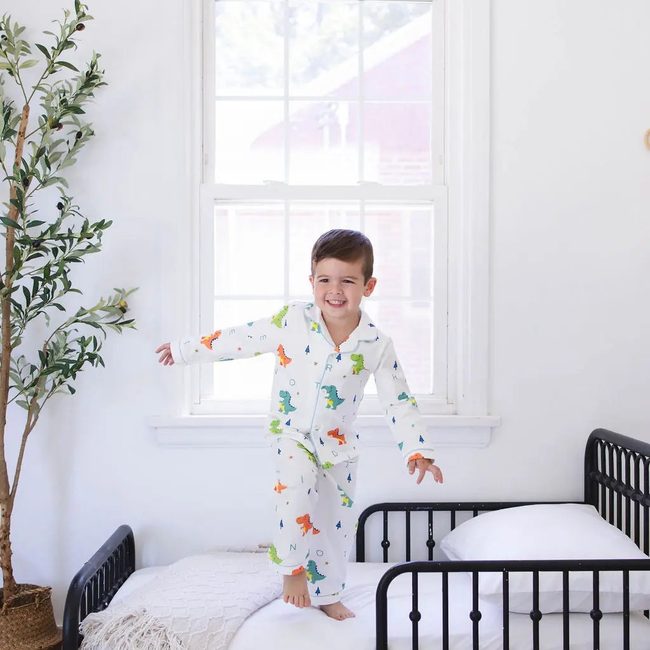 Dino Dreams Blanket + Dino Dreams Pajamas Bundle-gallery-46604604178665