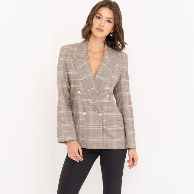 Maverick Plaid Blazer-gallery-44657797366010