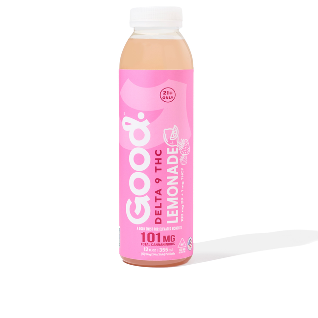 Strawberry Delta 9 Nano Infused Lemonade 12oz (101mg Total)-gallery-60363896684853