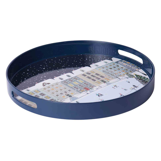 Holiday in the Park 15 Inch Round Tray-gallery-30495350784087