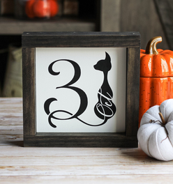 Halloween Sign | October 31 Spooky Decor | Farmhouse Halloween Sign