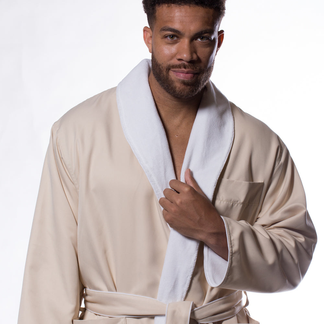 Luxury Microfiber Lined Robe Nude-gallery-46194683019523