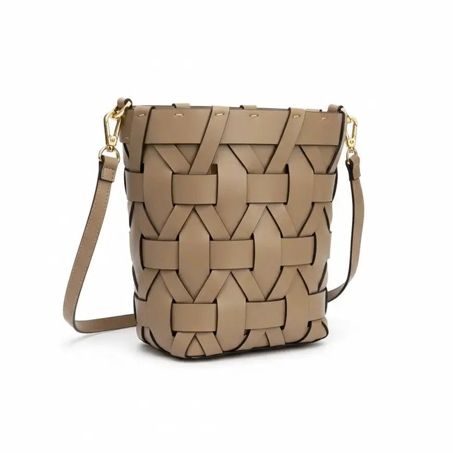 THE ZENOBIA WOVEN BUCKET BAG-gallery-36642618933293