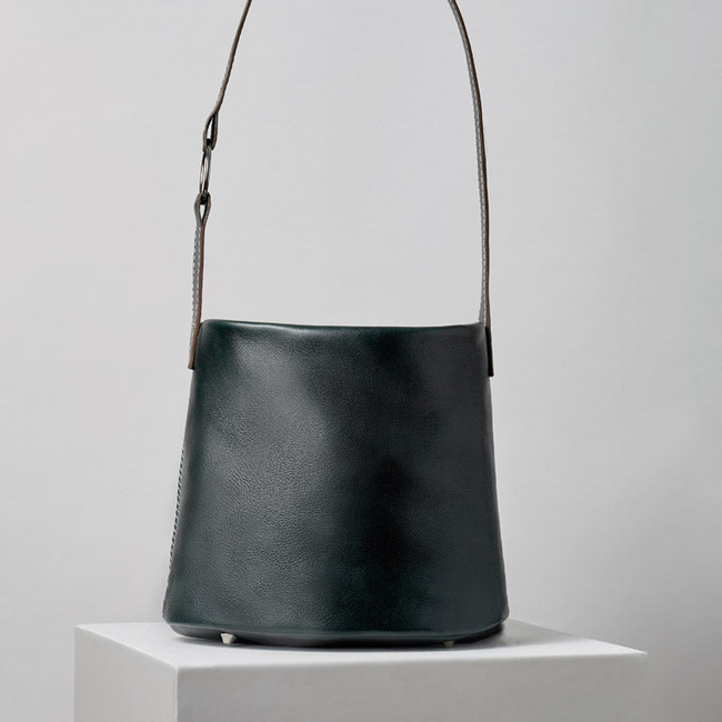 706 Bucket Bag in Forest-gallery-5312828670019