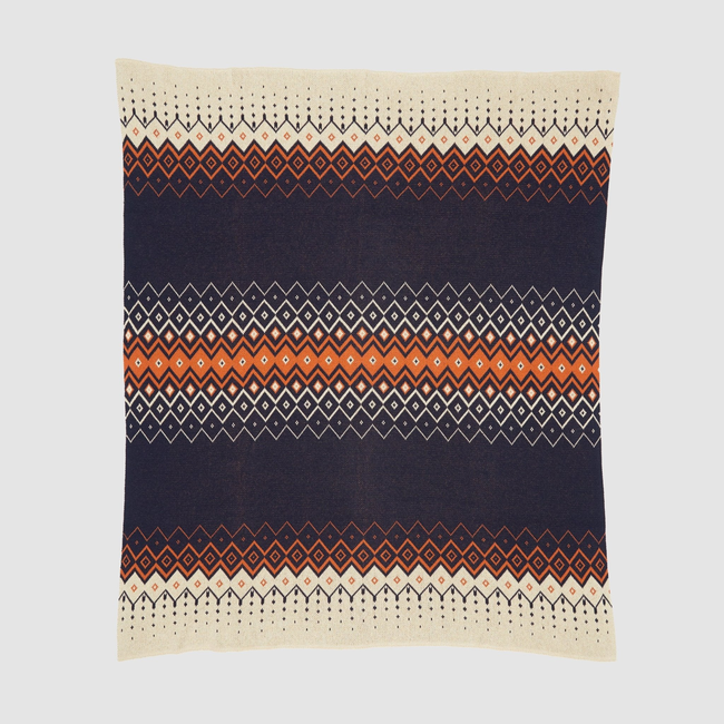 Vintage Icelandic Throw Blanket-gallery-47252352565539